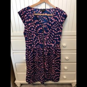 Forever 21 Soaring Bird Zip Up Dress